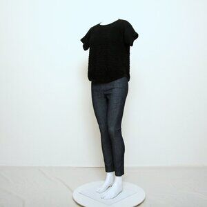 Armani Exchange Wool Blend Short‎ Sleeve Crewneck Top